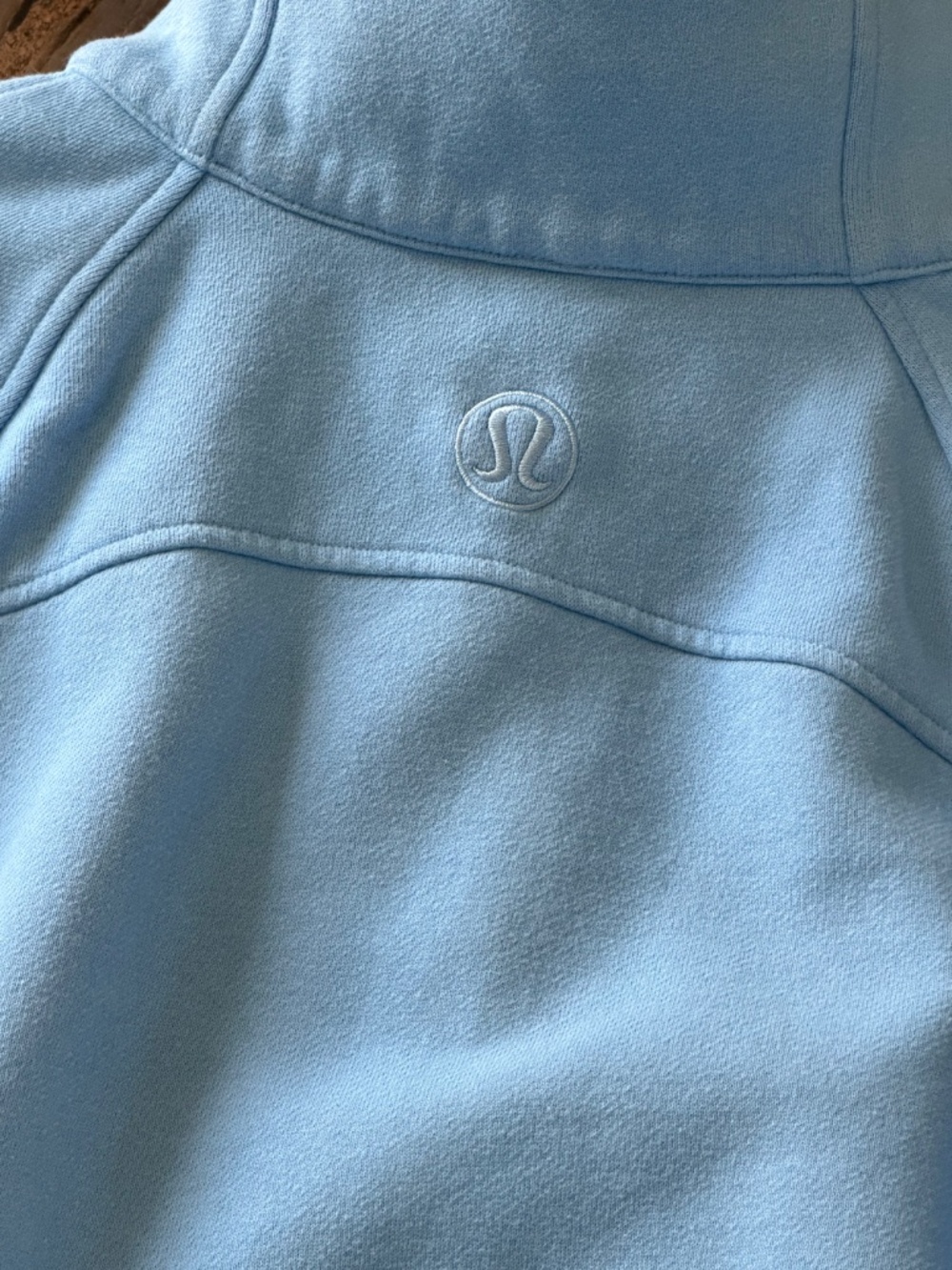 Lululemon Scuba Oversized Sweatshirt Funnel Neck Half Zip Longer Length Sinatra - Picture 9 of 16